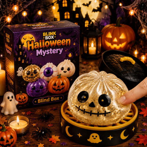 Halloween Ghost Pinch Le Maltose Squeeze Vent Toy Grip Decom