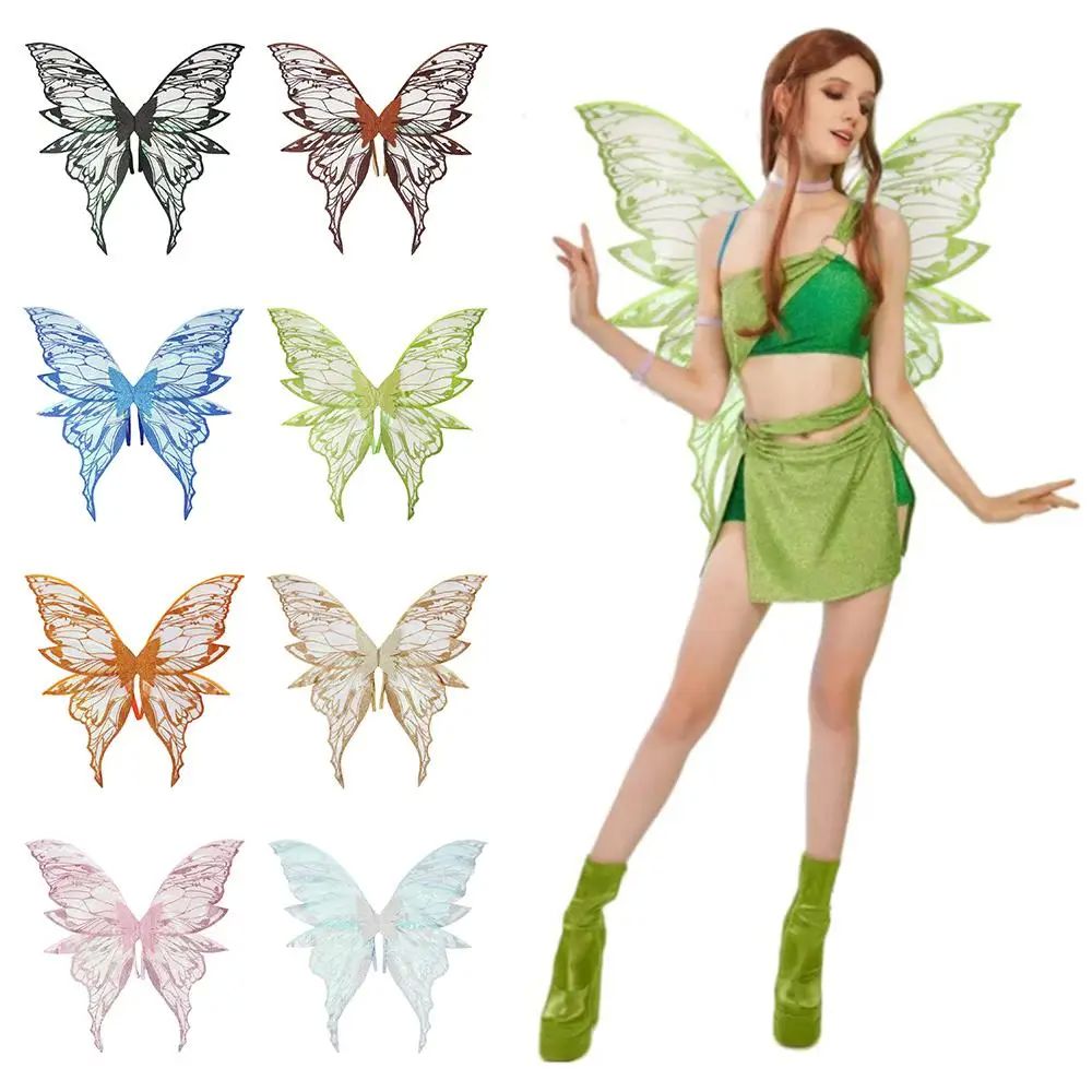 1PC Adults Fairy Wings Girls Sparkling Angel Wings Butterfly