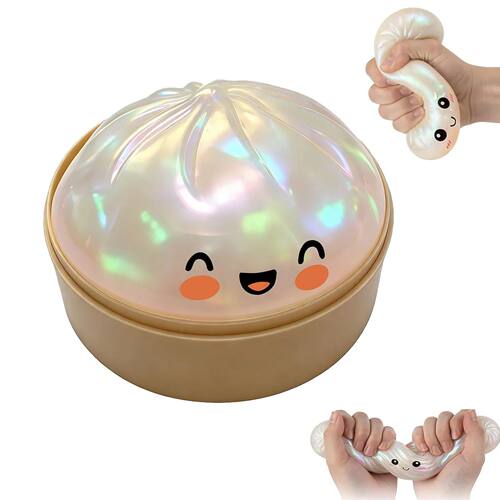 Glitter Dumpling Squishy New Mystery Soft Ball to Squeeze St