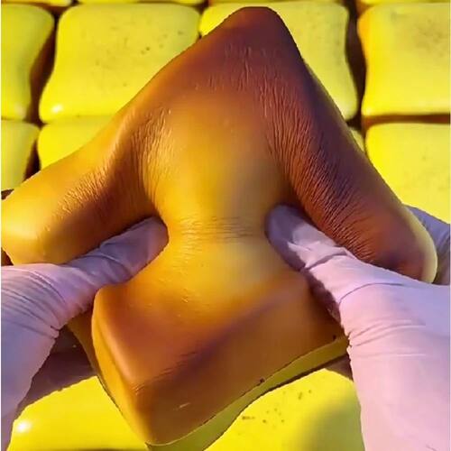 Squishy Butter Toast Bread SqueezeToys for Stress Relief, So