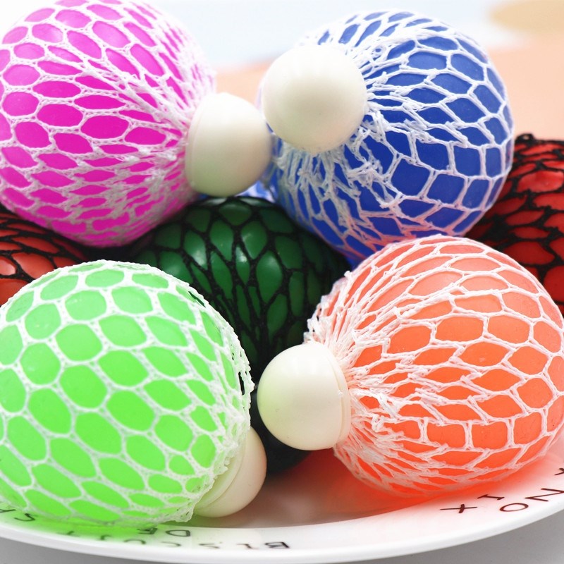 Fidget Toys Stress Relief Sensory Toy Mesh Squishy Balls for