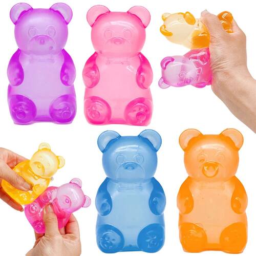 Cute Bear Nee Doh Maltose Squishy Toy Dough Colorful Sensory