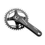 Prowheel浩盟山地车牙盘耐磨钢盘片正负齿改装单盘104BCD方孔曲柄