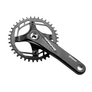 Prowheel浩盟山地车牙盘耐磨钢盘片正负齿改装单盘104BCD方孔曲柄