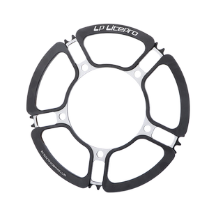 LP Litepro中空一体牙盘53/56/58齿小轮折叠自行车130BCD花瓣单盘