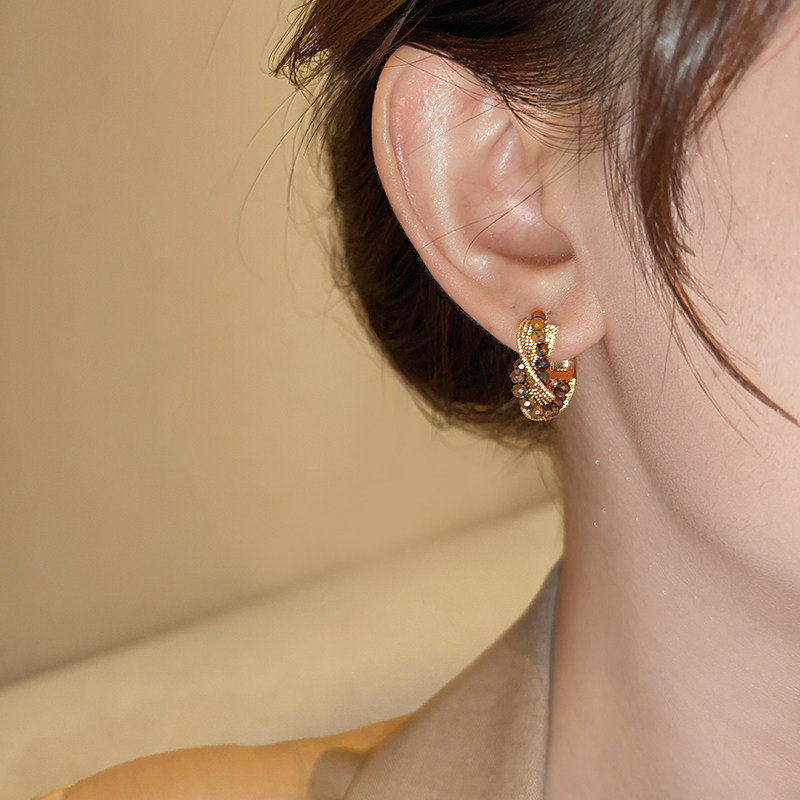 古里雅圈圈独特漂亮耳环高级感