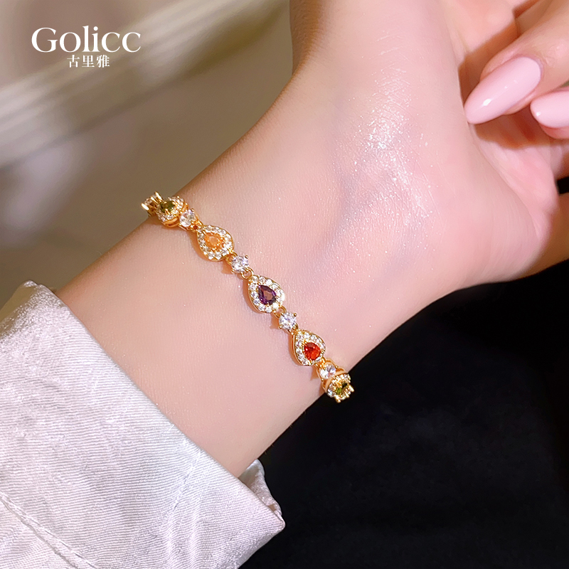 古里雅多巴胺锆石手链高级感