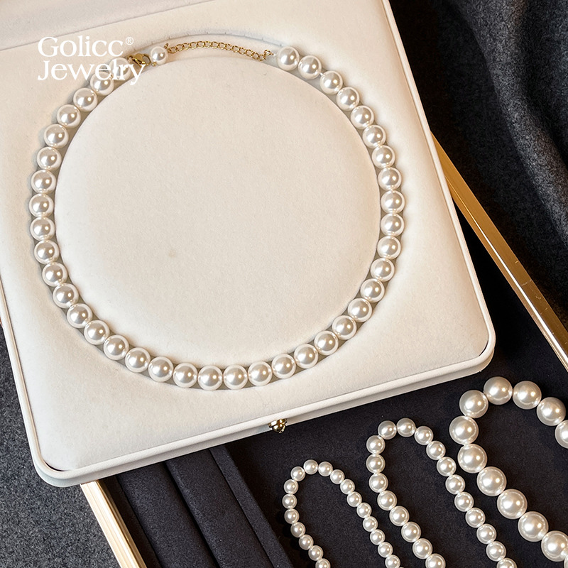 古里雅施家珍珠项链高级感