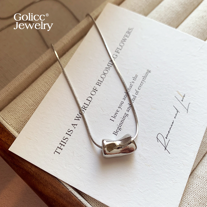 古里雅简约豆豆项链高级感