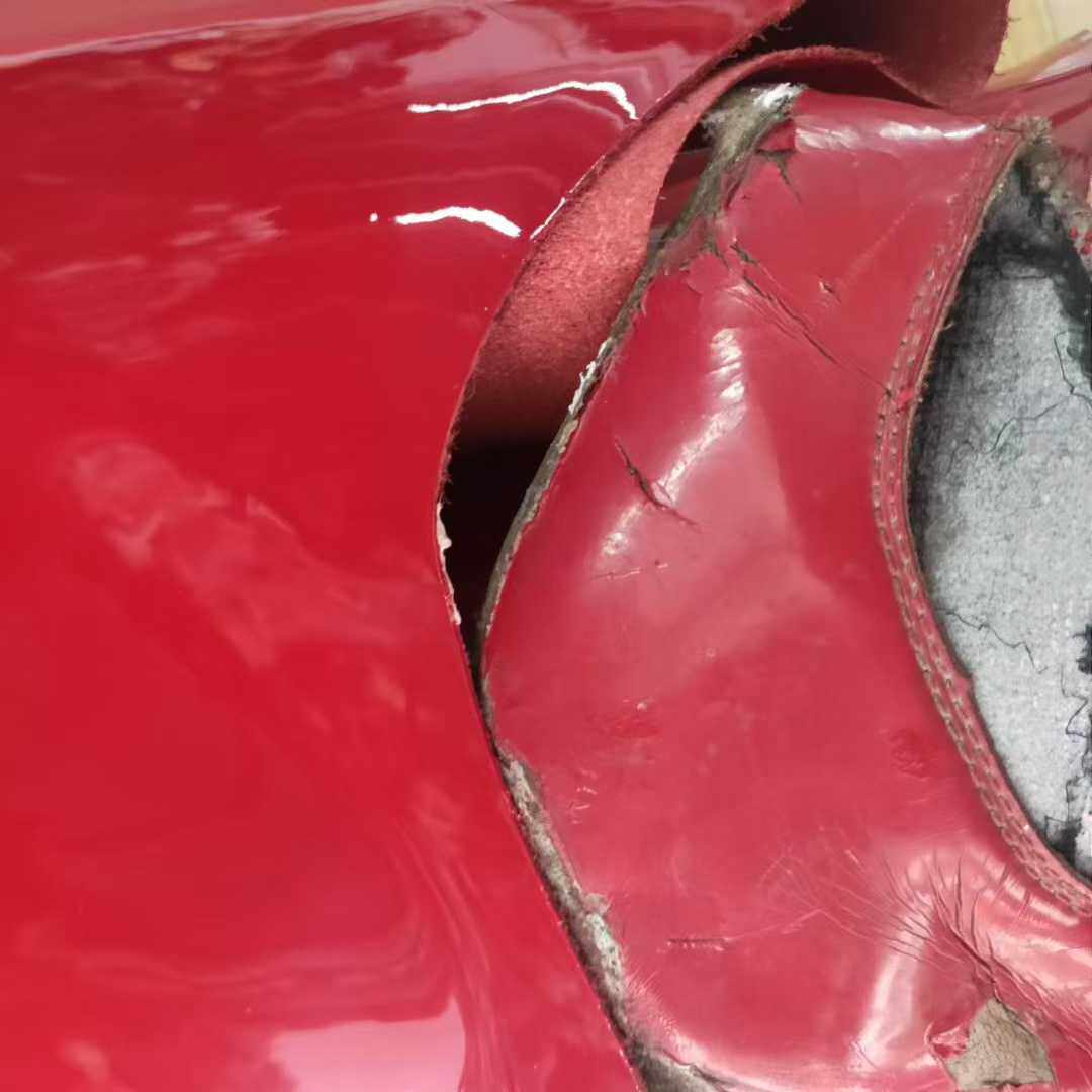 aj11漆皮头层皮料大红北卡蓝黑曜石黑白灰漆皮修鞋用于鞋面维修换