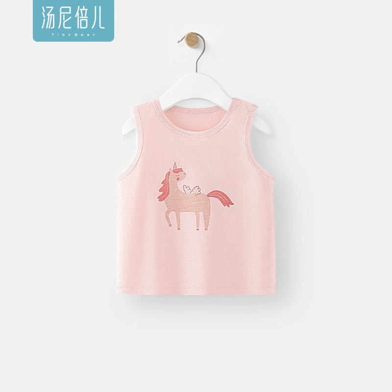汤尼倍儿 竹节棉婴儿背心上衣夏季纯棉女宝宝无袖T恤薄款透气衣服,童装/婴儿装/亲子装,背心吊带,淘宝优惠券,粉丝福利购,淘宝优惠卷