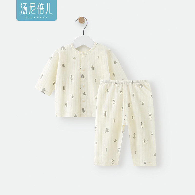 汤尼倍儿婴儿纯棉套装夏季空调服图片