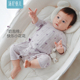 汤尼倍儿新生儿连体衣夏季 纯棉婴儿哈衣女宝宝系带蝴蝶衣 薄七分袖
