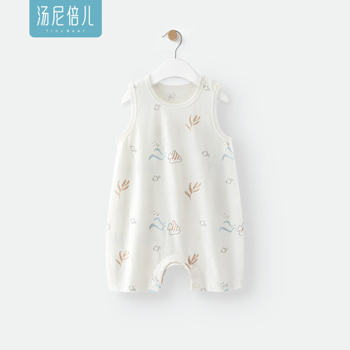 汤尼倍儿婴儿背心连体衣夏季薄款