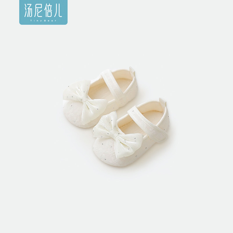 汤尼倍儿婴儿鞋子防滑地板鞋春秋女宝宝透气软底防掉跟公主学步鞋 — 1