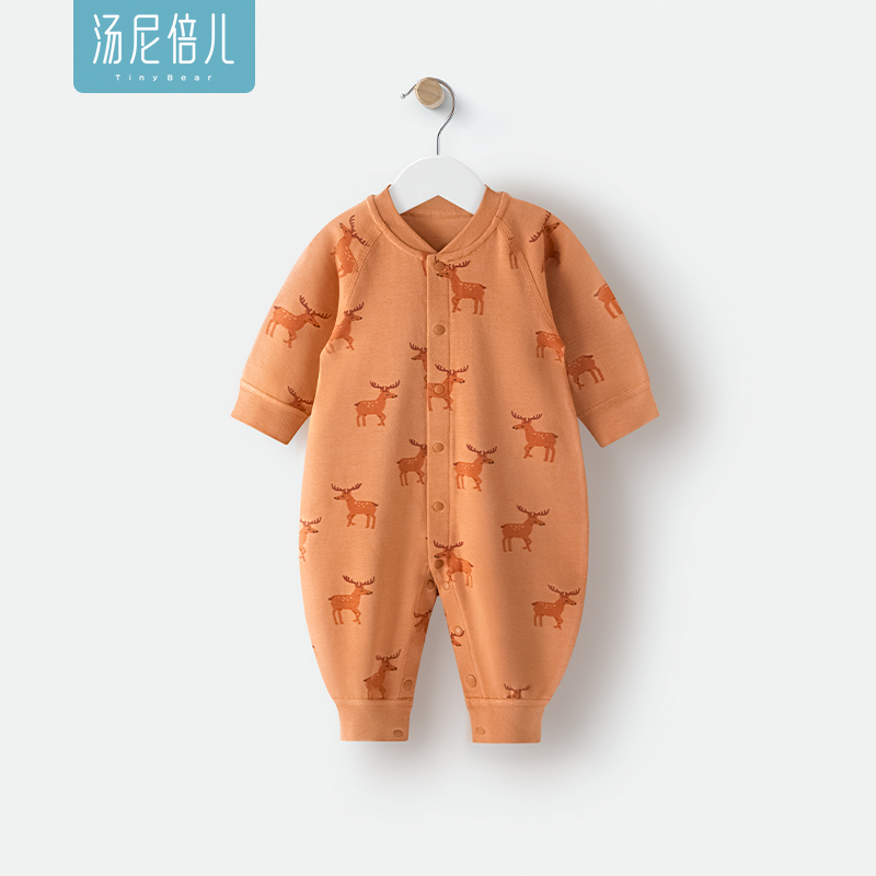 汤尼倍儿婴儿连体衣纯棉春秋季