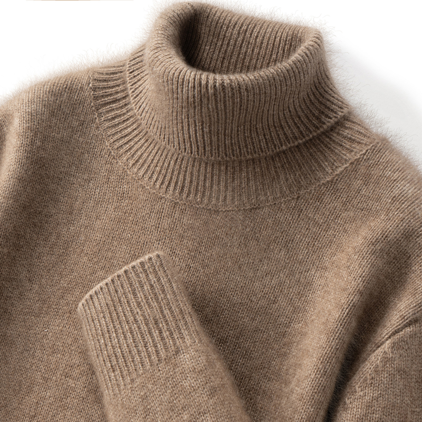 25秋冬新款100%纯山羊绒衫男高领加厚宽松套头毛衣重磅针织打底衫,男装,羊绒套衫,淘宝优惠券,粉丝福利购,淘宝优惠卷