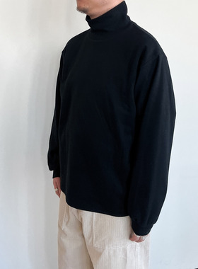 anniehall23fw high neck shirt保暖重磅高领打底长袖tee