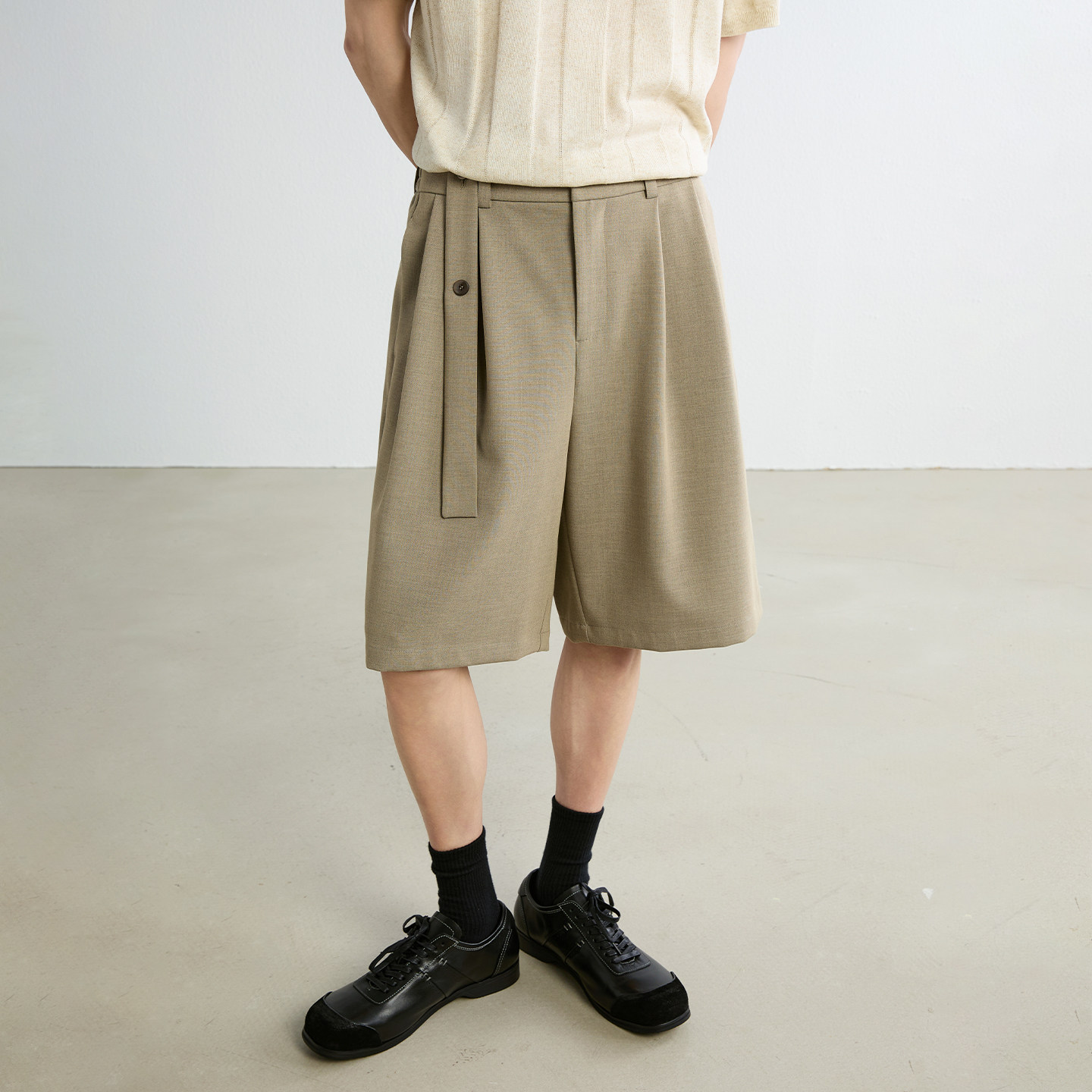 DUUKS天丝羊毛凉感短裤男
