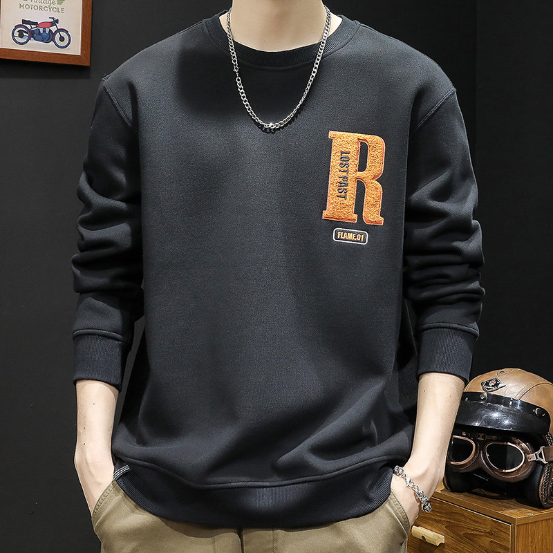 休闲卫衣男春秋款潮牌男款衣服大码春季2026新款男士上衣长袖圆领