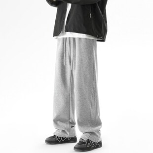 City Hipster 潮牌卫裤男春季2025年新款裤子宽松重磅350克休闲裤