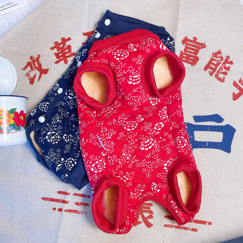 狗狗牛奶丝加绒夹棉狗狗衣服