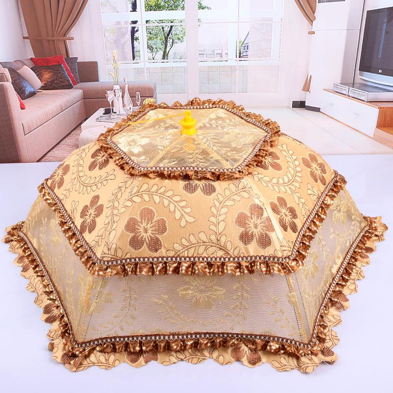 家用大号可折叠圆形饭菜罩