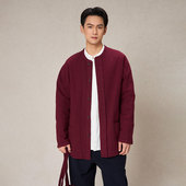 双层面料风尚单排扣外套新中式 上衣M1791 新款 男装 照本堂 秋季