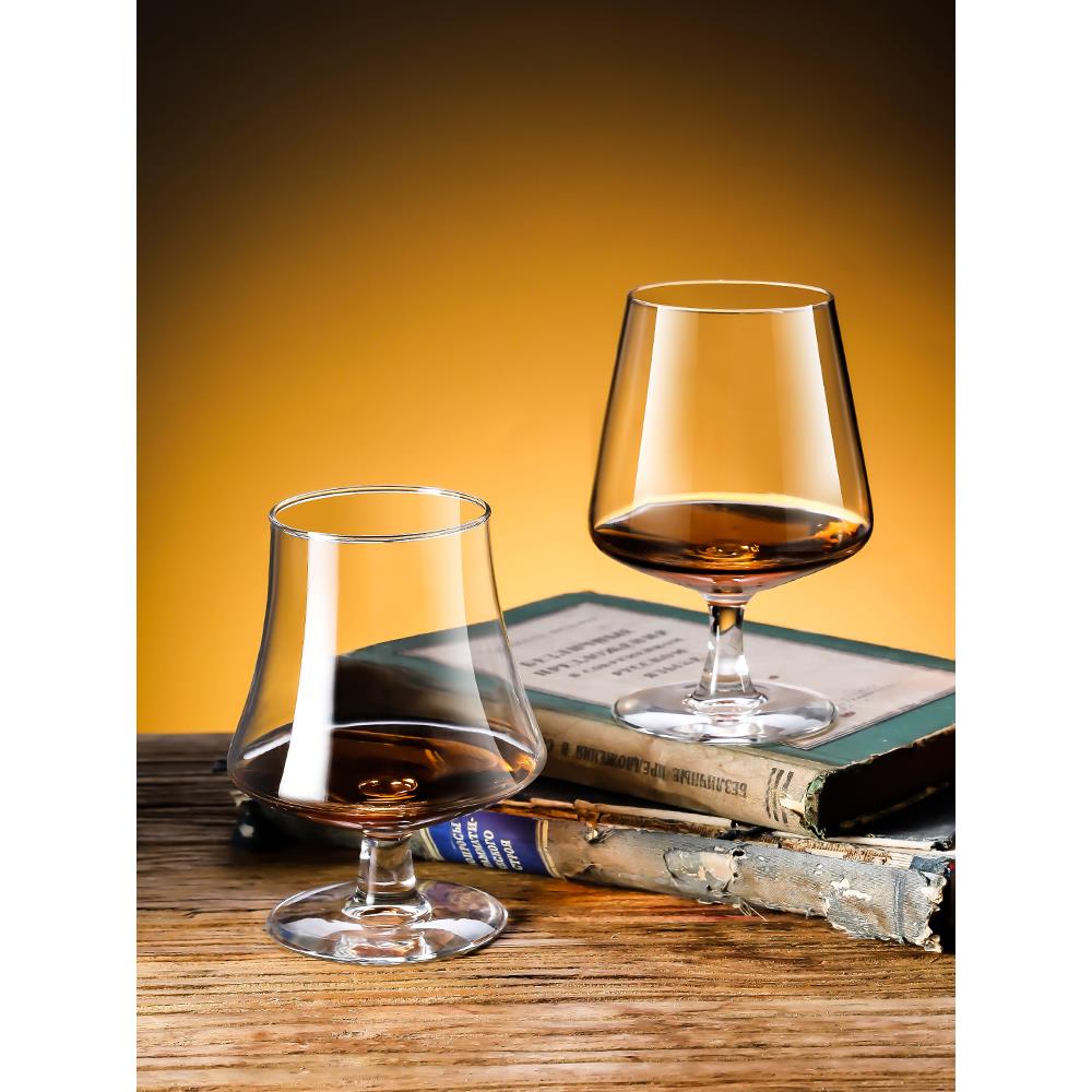 家用古典威士忌洋酒杯透明玻璃大号矮脚啤酒杯大肚中古红酒杯商用