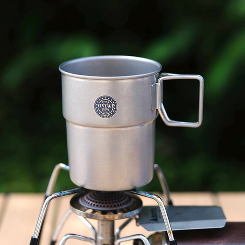 青芳制作所不锈钢复古户外马克杯