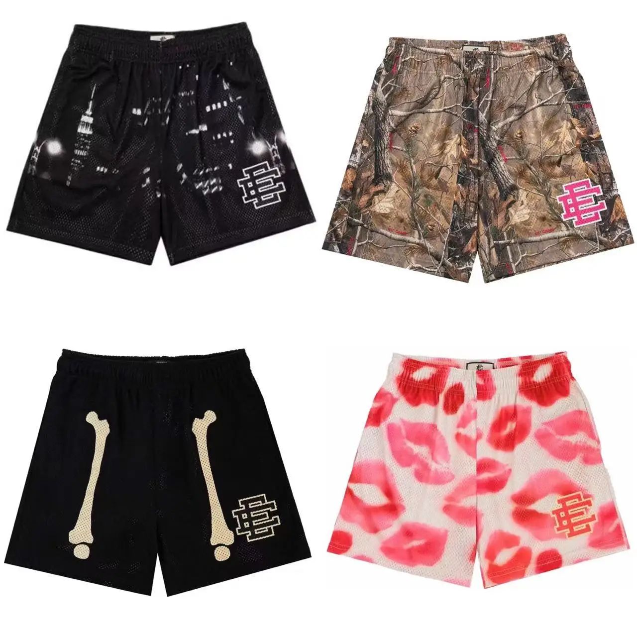 Eric Emanuel New Men Beach Board Shorts fitness Training Wor