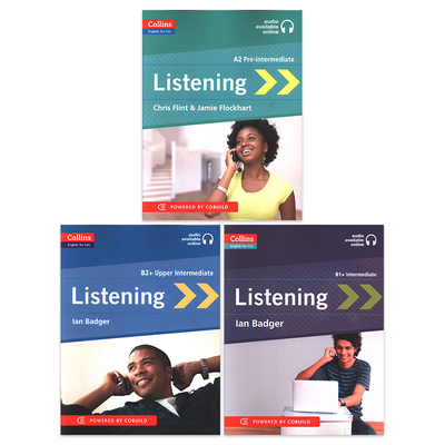 原版进口English for Life Listening 柯林斯听力  B2+生活中的英语 初中级A2 B2 KET考试 进口英语书籍 B2+ Upper intermediate