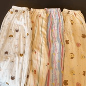 家居裤 睡裤 薄款 白色小狗长裤 可爱休闲宽松慵懒高腰直筒 春秋夏季