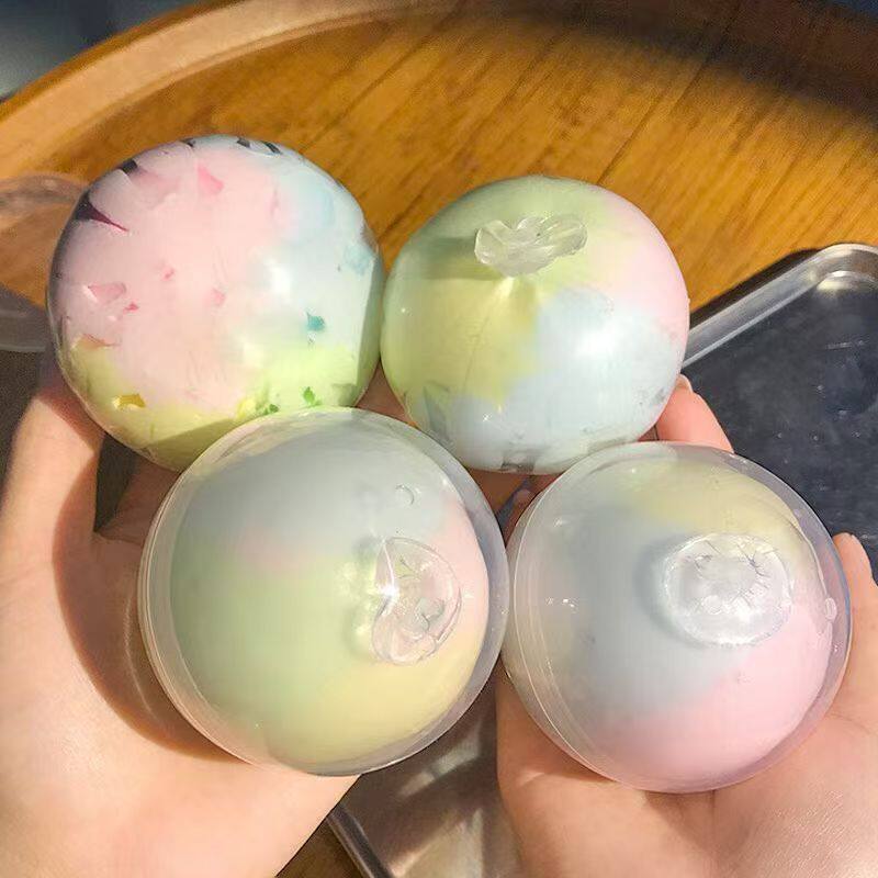 脆皮手作球薄荷黑巧脆皮球超软解压蜡皮手作球嘎嘣脆捏捏发泄声控