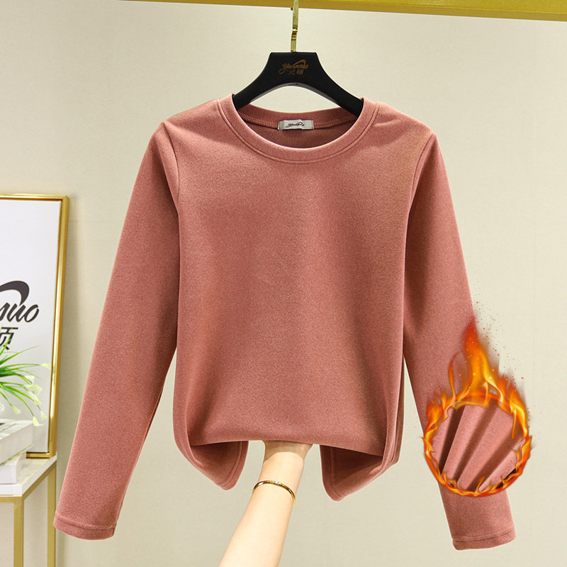 女双面德绒加热加厚紧身保暖打底衫秋冬长袖T恤内搭防寒纯色上衣,女装/女士精品,T恤,淘宝优惠券,粉丝福利购,淘宝优惠卷