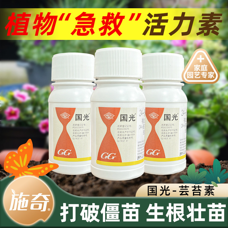 国光植物活力素芸苔素内酯生根液多肉月季花卉绿植用官方旗舰店