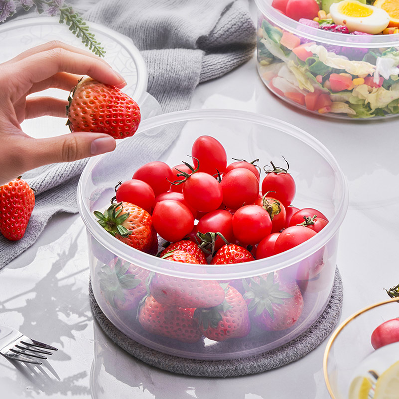1000ml可微波炉加热塑料保鲜盒
