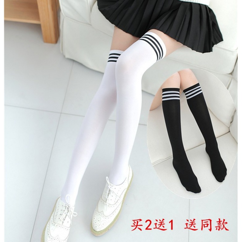 学校长筒袜小女孩球袜夏天裙子配公主房风女性宝贝原宿运动天鹅绒