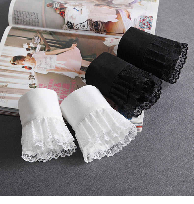 假袖子女百搭蕾丝花边装饰衣服袖子毛衣袖子假袖子口假袖子短接袖