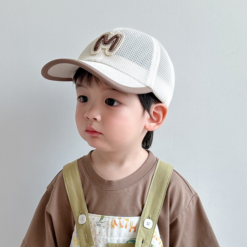 儿童帽子夏季遮阳帽宝宝防晒帽男童棒球鸭舌帽网眼太阳帽春秋男宝,童装/婴儿装/亲子装,帽子,淘宝优惠券,粉丝福利购,淘宝优惠卷