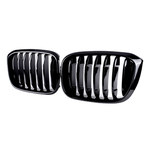 适配发光宝马5系中网i530LED中网525i改装带灯G60MG38尾翼G30格栅