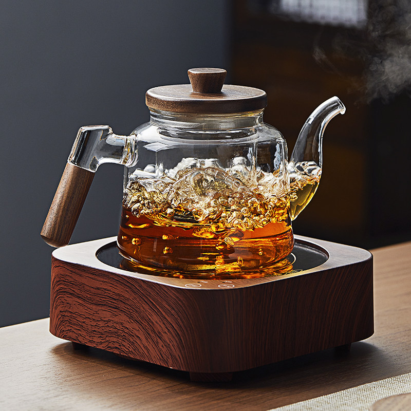 煮茶壶玻璃电陶炉烧水壶煮茶器大容量泡茶壶家用中式耐高温壶套装,餐饮具,茶壶,淘宝优惠券,粉丝福利购,淘宝优惠卷