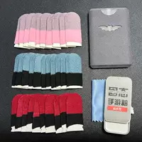 Peach Pink Black и Red Black и Blue Set Sething каждый + новый очиститель + мобильный порошок игры