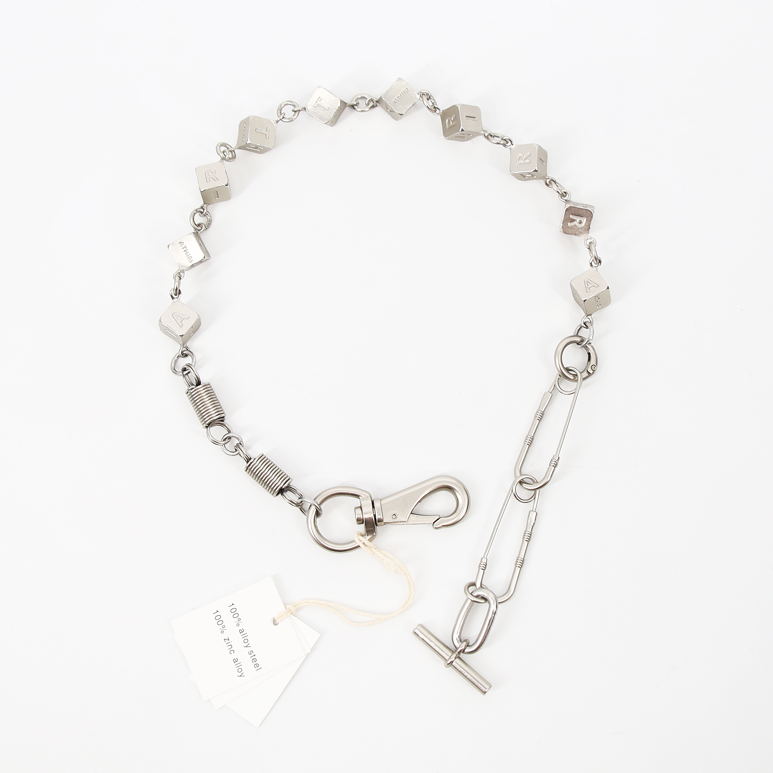 ATHIRI 金属骰子NewVisual多用途设计项链裤链腰链