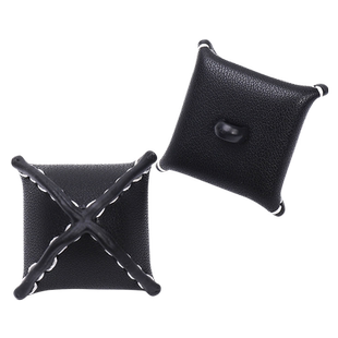 粽子扣高档仿皮扣女呢子大衣异形扣子四角方形纽扣衣服皮扣配件