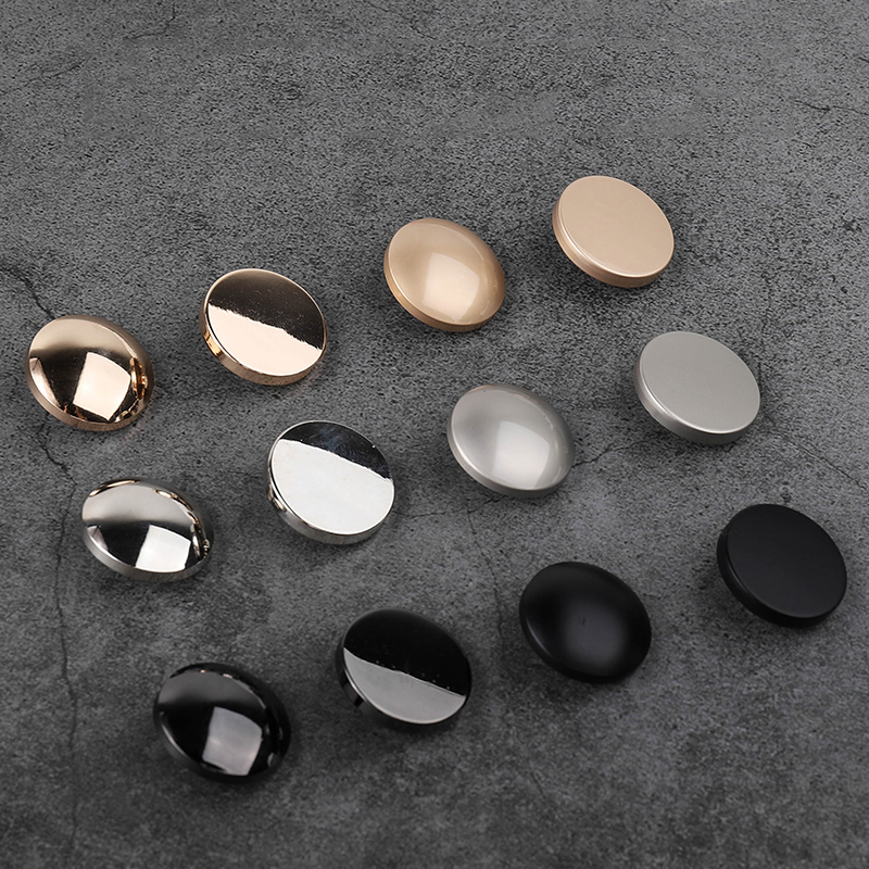 金属扣子高档平面圆形纽扣配件