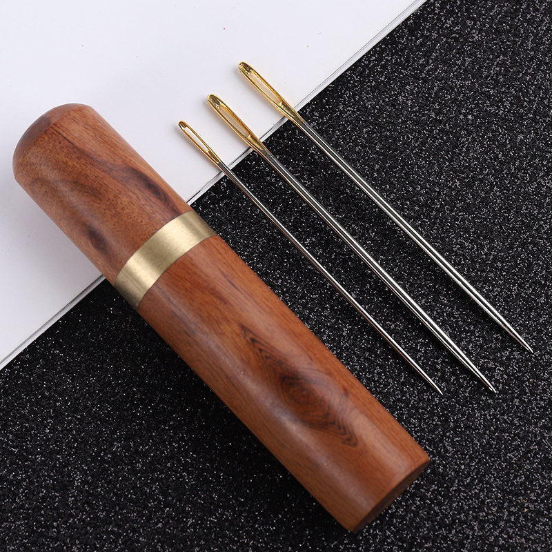 家用缝被子针大号手工十字绣针檀木圆筒收纳针神器钢针粗针缝衣针,居家布艺,针,淘宝优惠券,粉丝福利购,淘宝优惠卷