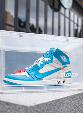 super球鞋洗护AJ收纳盒鞋柜防氧化透明鞋盒鞋架子单个装