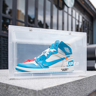 架子单个装 super球鞋 盒鞋 柜防氧化透明鞋 洗护AJ收纳盒鞋