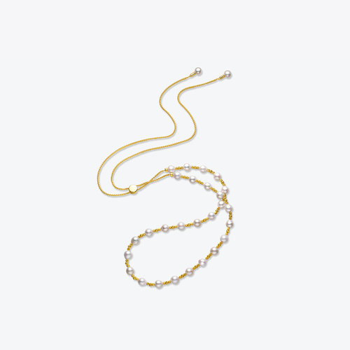 美奈akoya巴洛克珍珠毛衣链